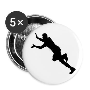 Jump - Buttons large 2.2''/56 mm (5-pack) - white - Front