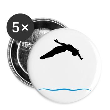 Turret jumpers - Buttons large 2.2''/56 mm (5-pack) - white - Front