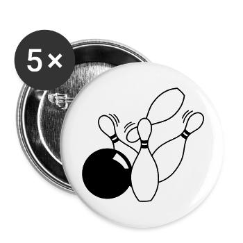 flying cone - Buttons large 2.2''/56 mm (5-pack) - white - Front