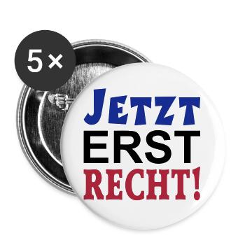 NOW ONLY RIGHT! - Buttons large 2.2''/56 mm (5-pack) - white - Front