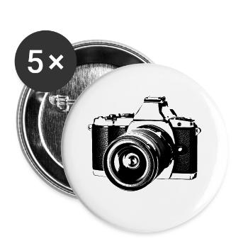 camera - Buttons large 2.2''/56 mm (5-pack) - white - Front