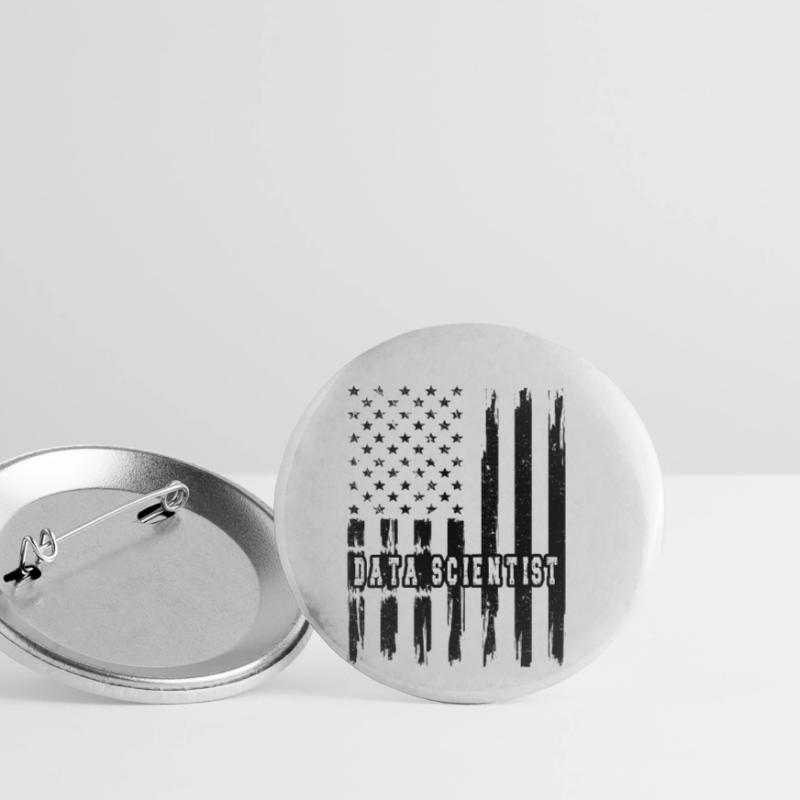 Data Scientist Geschenke Big Data Data Science Buttons groß 56 mm (5er Pack)