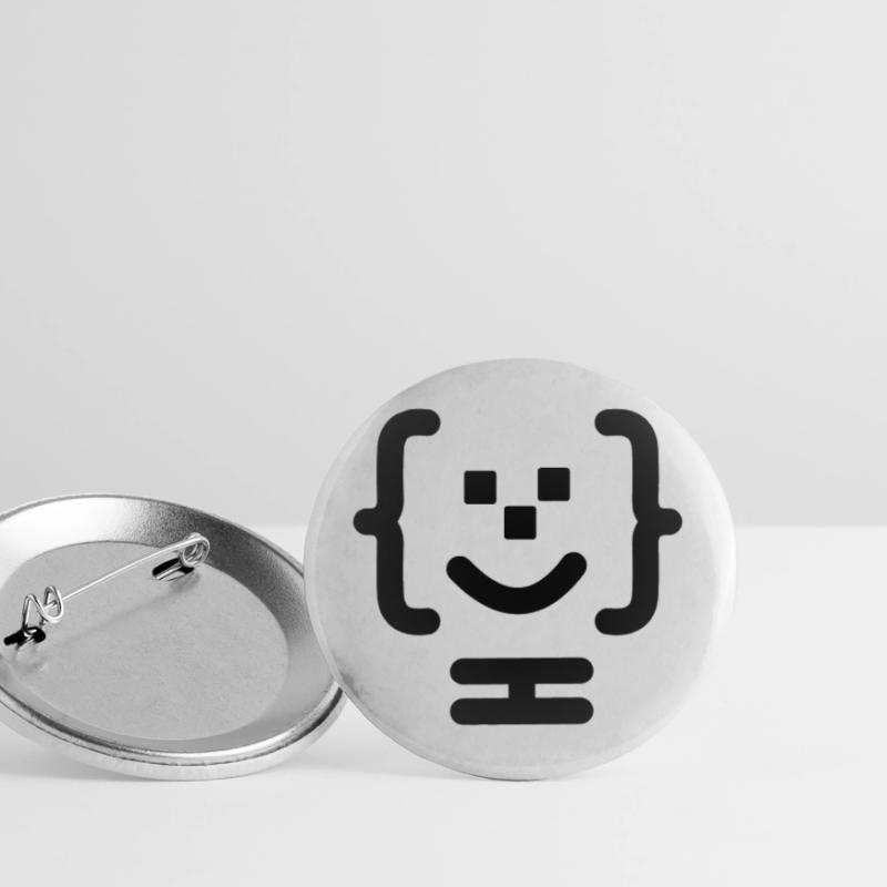 Code-Logo des Hauptprogrammierers Buttons groß 56 mm (5er Pack)