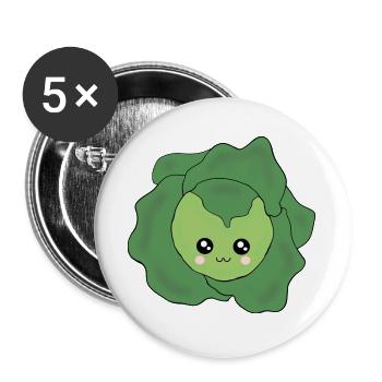 Carnival, Carnival, Costume, Salad - Buttons large 2.2''/56 mm (5-pack) - white - Front