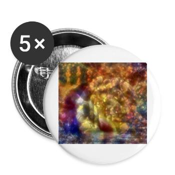 Achristmas - Buttons large 2.2''/56 mm (5-pack) - white - Front