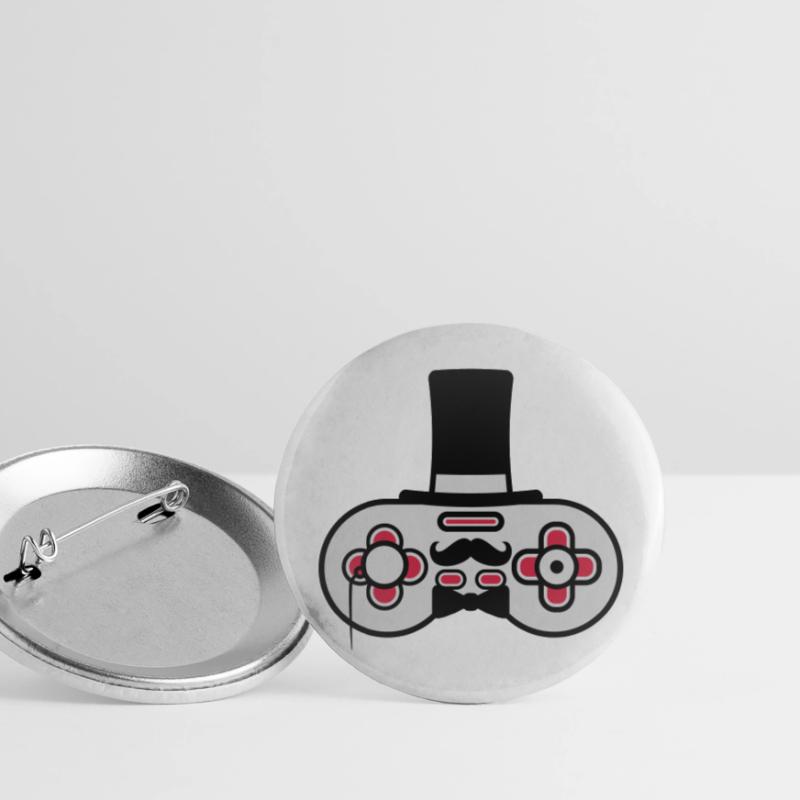 Gentlemen old controller retro Buttons large 2.2''/56 mm (5-pack)