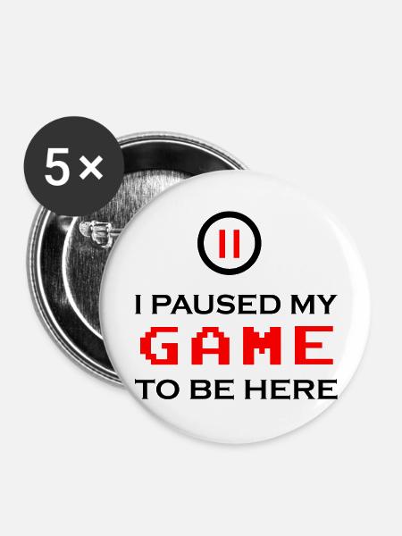 Game Gaming PC - Buttons groß 56 mm (5er Pack) - Weiß