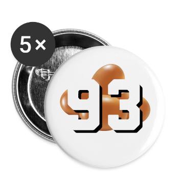EGS 93 2024 - Buttons large 2.2''/56 mm (5-pack) - white - Front