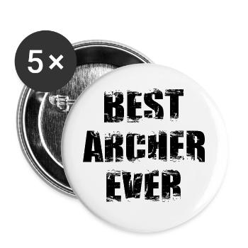 Best Archer - Buttons large 2.2''/56 mm (5-pack) - white - Front