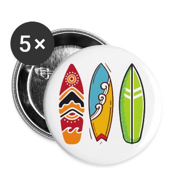Surfboards - Buttons large 2.2''/56 mm (5-pack) - white - Front