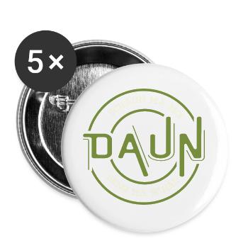 schaun ma moi daun seng ma schau, funny dialect - Buttons large 2.2''/56 mm (5-pack) - white - Front