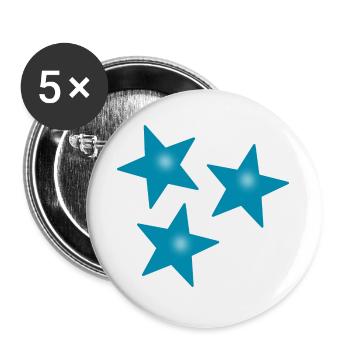 ALLES GUTE ZUM GEBURTSTAG. ALLES GUTE ZUM GEBURTSTAG. JAHRESTAG. - Buttons groß 56 mm (5er Pack) - Weiß - Vorne