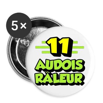 Complaining Audois - Buttons large 2.2''/56 mm (5-pack) - white - Front