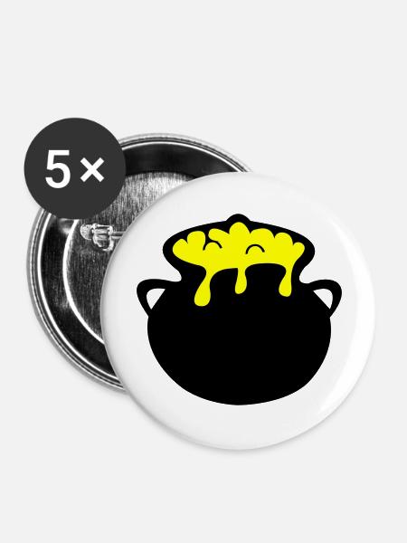 kessel - Buttons groß 56 mm (5er Pack) - Weiß
