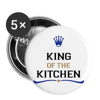 Cadeaux amusants pour hommes - Lot de 5 grands badges (56 mm) - blanc - Devant