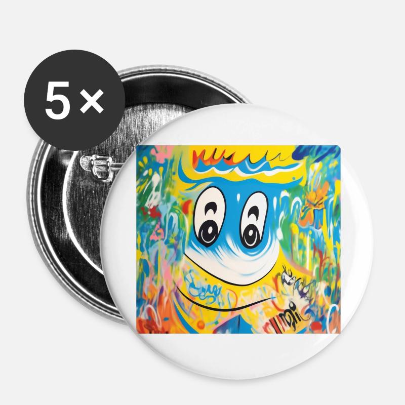 sketch to image 20241129 194043 - Buttons large 2.2''/56 mm (5-pack) - white