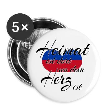 - Sorbian - Buttons large 2.2''/56 mm (5-pack) - white - Front