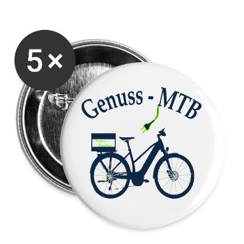 VTTAE Femme - Lot de 5 grands badges (56 mm) - blanc - Devant