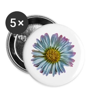 Daisy - Buttons large 2.2''/56 mm (5-pack) - white - Front