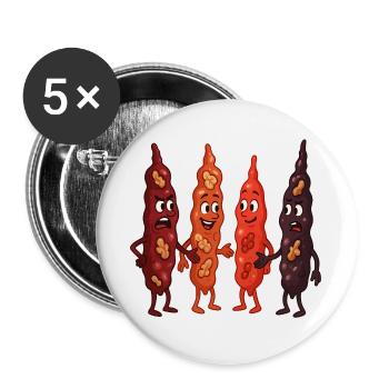 Churchkhela  - Buttons groß 56 mm (5er Pack) - Weiß - Vorne