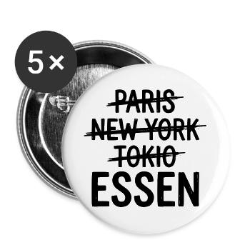 Essen Ruhrpott, Ruhrgebiet City Shirt, hoodie, Mug - Buttons large 2.2''/56 mm (5-pack) - white - Front