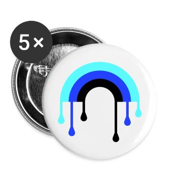 regenbogen_3f - Buttons large 2.2''/56 mm (5-pack) - white - Front