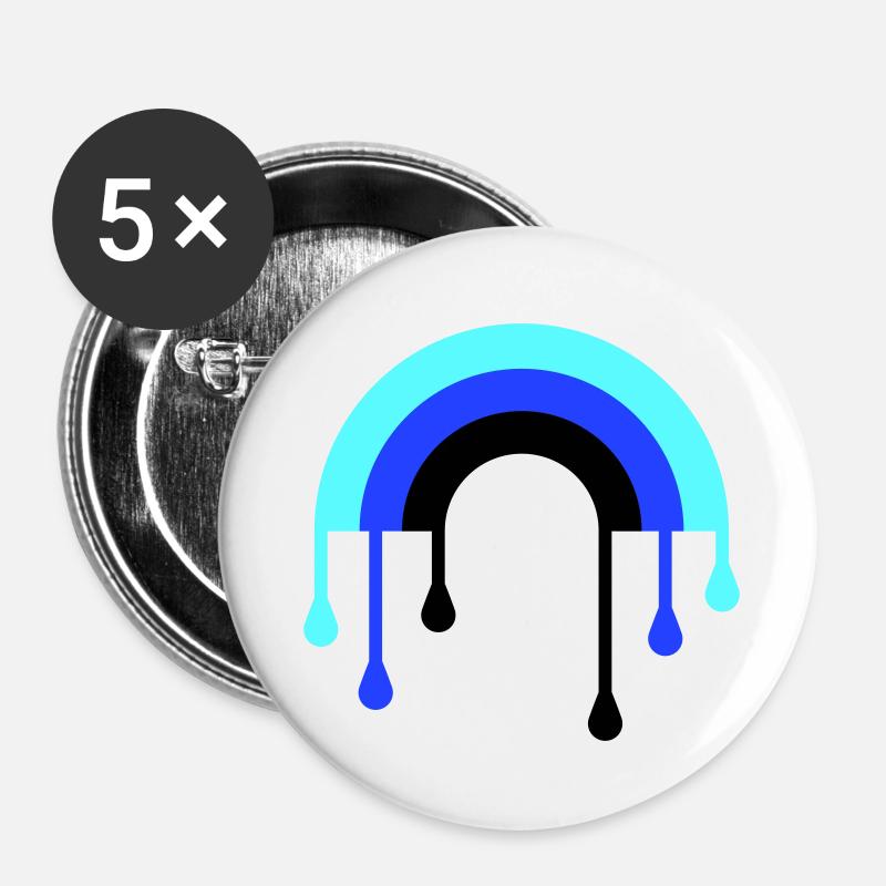 regenbogen_3f - Buttons large 2.2''/56 mm (5-pack) - white