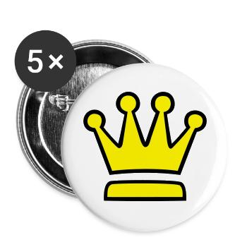 Crown (crown) 04.1 - Buttons large 2.2''/56 mm (5-pack) - white - Front