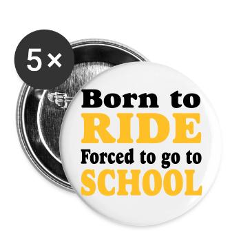 ride - Buttons large 2.2''/56 mm (5-pack) - white - Front