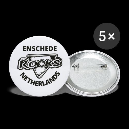 Rocks Enschede NL B-WB - Buttons groot 56 mm (5-pack)
