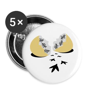 Prison Break - Buttons groß 56 mm (5er Pack) - Weiß - Vorne
