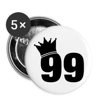 99_krone_f1 - Buttons large 2.2''/56 mm (5-pack) - white - Front