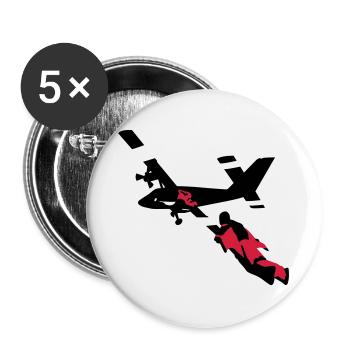 wingsuit_1 - Buttons large 2.2''/56 mm (5-pack) - white - Front