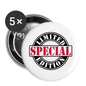limited edition special 2ke - Buttons large 2.2''/56 mm (5-pack) - white - Front