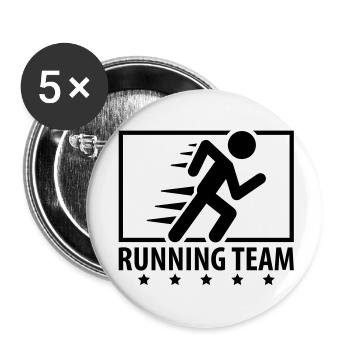 running_team_design_qu1 - Buttons large 2.2''/56 mm (5-pack) - white - Front