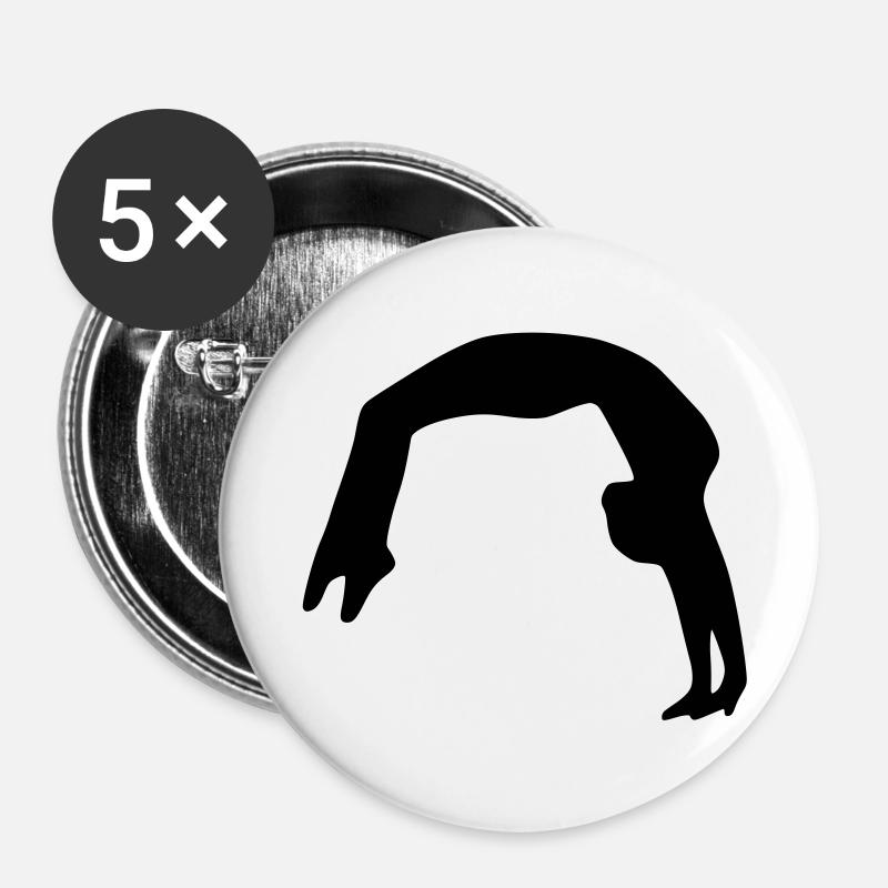 Backflip - Buttons large 2.2''/56 mm (5-pack) - white