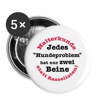 503 Holder customer instead rattlists - Buttons large 2.2''/56 mm (5-pack) - white - Front