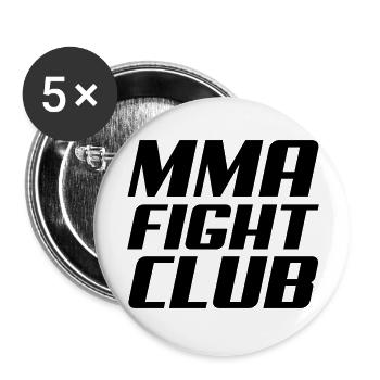 mma - Buttons groß 56 mm (5er Pack) - Weiß - Vorne