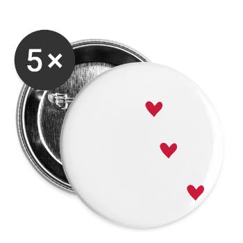 Beste Köchin der Welt - Buttons groß 56 mm (5er Pack) - Weiß - Vorne