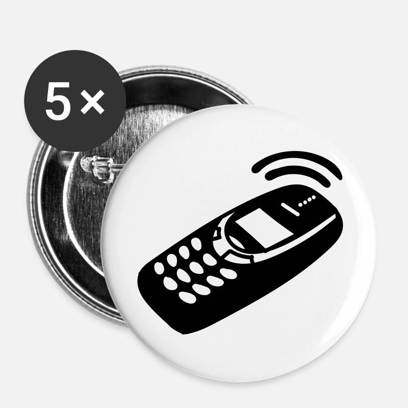 Mobile Phone - Buttons large 2.2''/56 mm (5-pack) - white