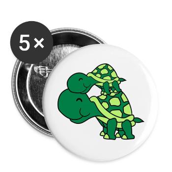 cuddle baby child little boy mom dad family small - Buttons large 2.2''/56 mm (5-pack) - white - Front