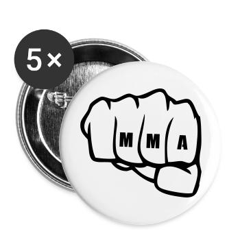 mma_fight_01 - Buttons large 2.2''/56 mm (5-pack) - white - Front