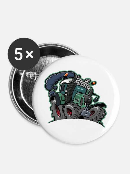 0922 F Kante - Buttons groß 56 mm (5er Pack) - Weiß
