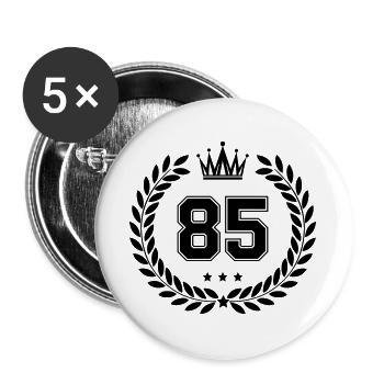 Coat of arms 85 - Buttons large 2.2''/56 mm (5-pack) - white - Front