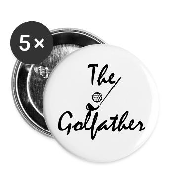 golf sport - Buttons groß 56 mm (5er Pack) - Weiß - Vorne