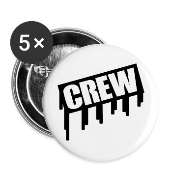 crew - Buttons large 2.2''/56 mm (5-pack) - white - Front