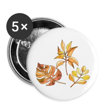 Liste - Buttons groß 56 mm (5er Pack) - Weiß - Vorne