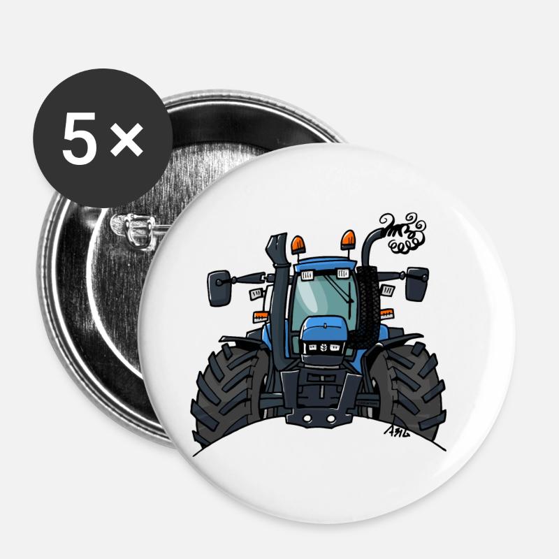 0448 BlueTractor TS115 - Buttons large 2.2''/56 mm (5-pack) - white