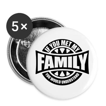 vous comprendriez citation - Lot de 5 grands badges (56 mm) - blanc - Devant