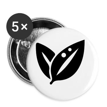 Sheet Ecology - Buttons large 2.2''/56 mm (5-pack) - white - Front